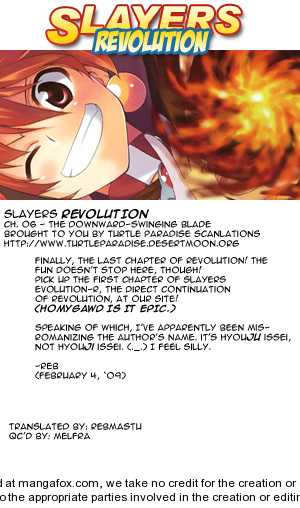 Slayers Revolution 6