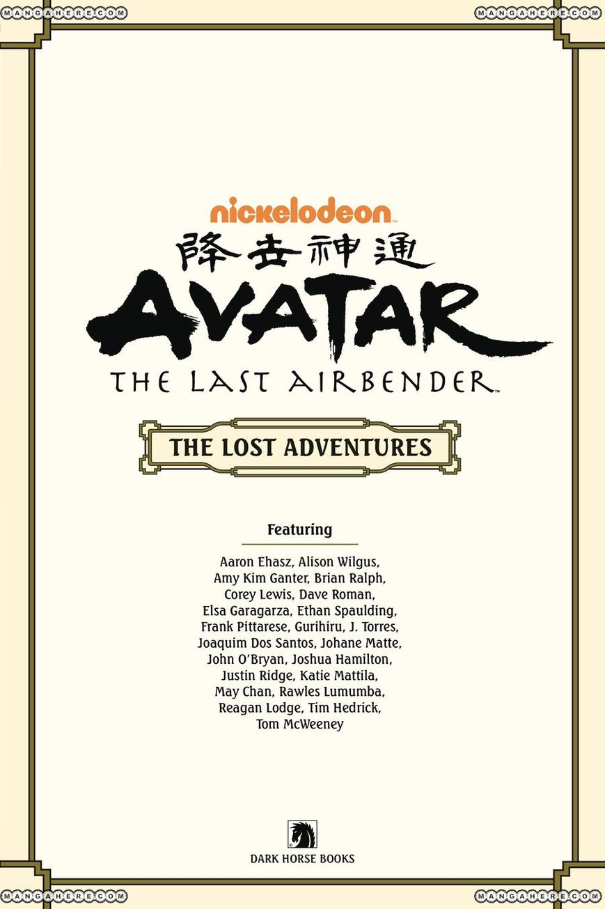 Avatar: The Last Airbender - The Lost Adventures 1