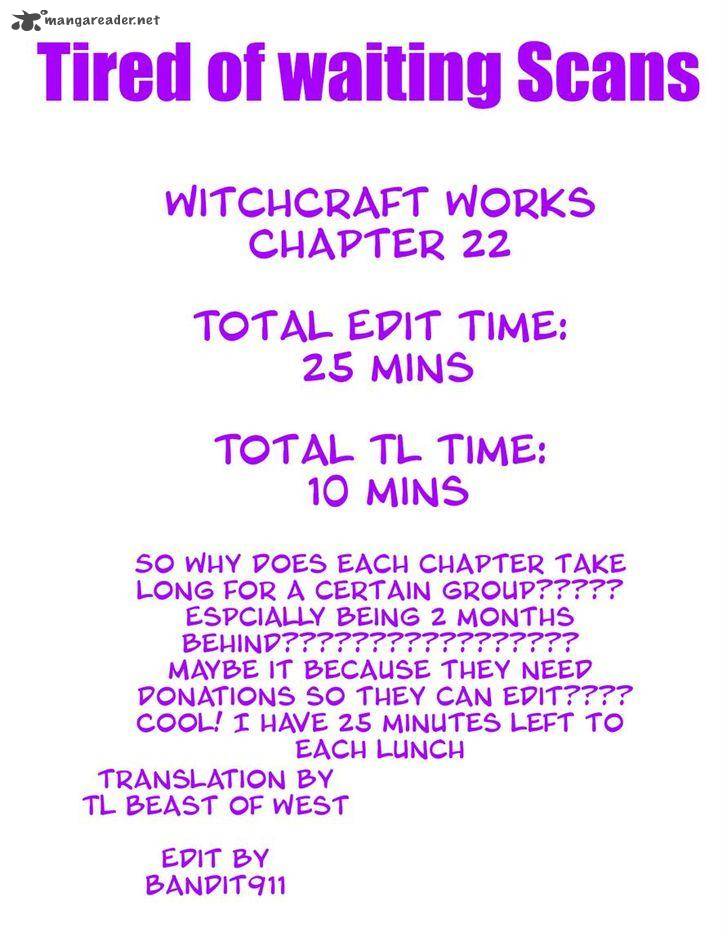 Witch Craft Works 22