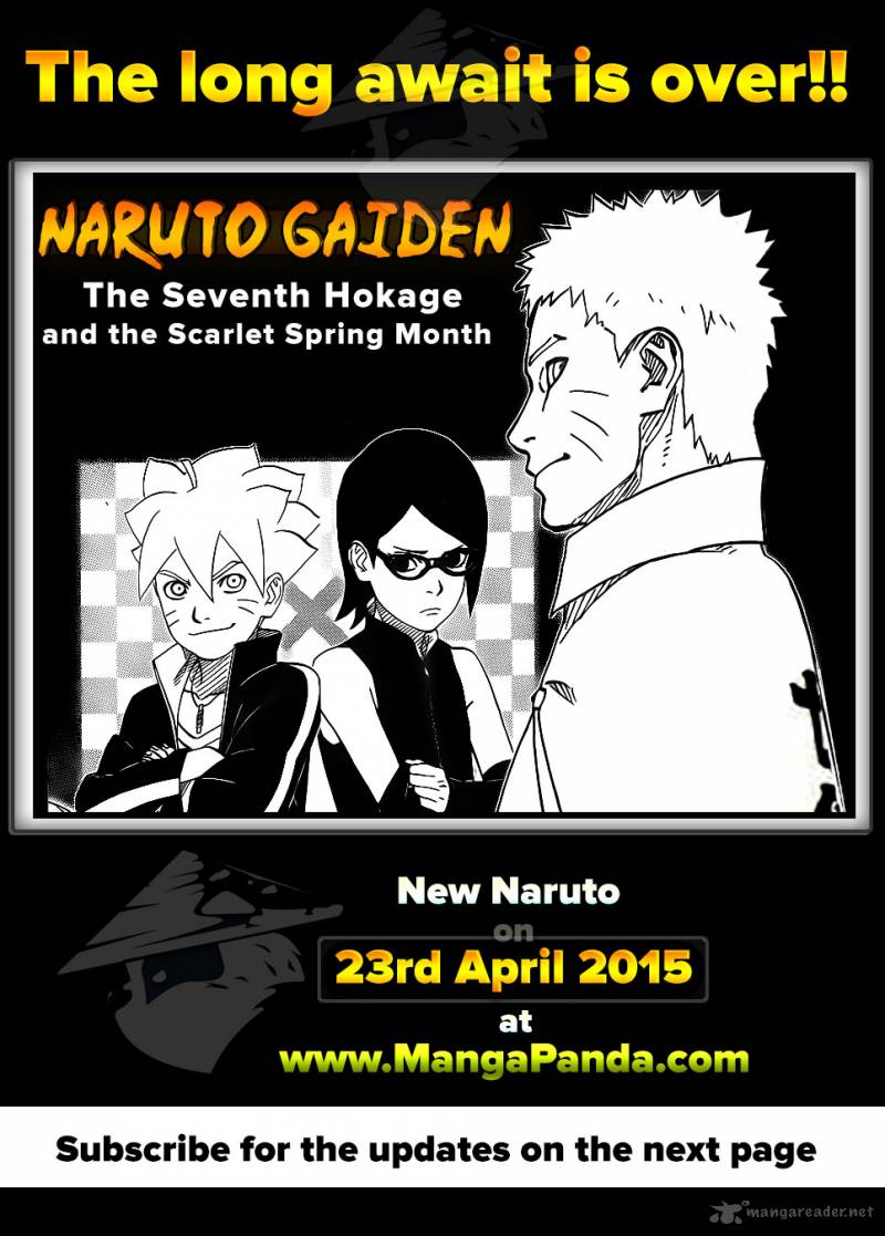 Naruto Gaiden: The Seventh Hokage and the Scarlet Spring Month 0