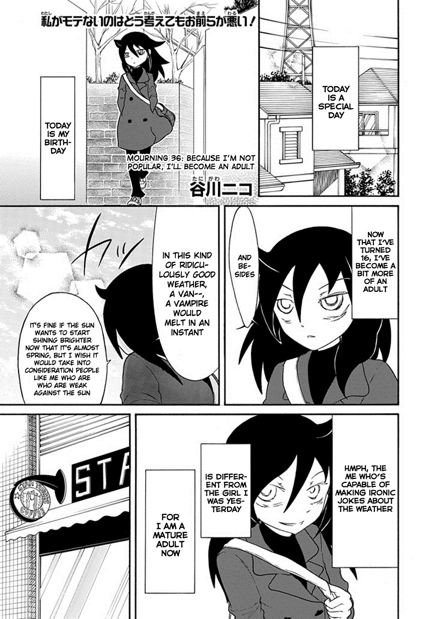 It's Not My Fault That I'm Not Popular! Ch.36