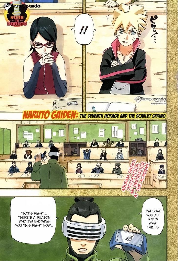 Naruto Gaiden: The Seventh Hokage Manga 1
