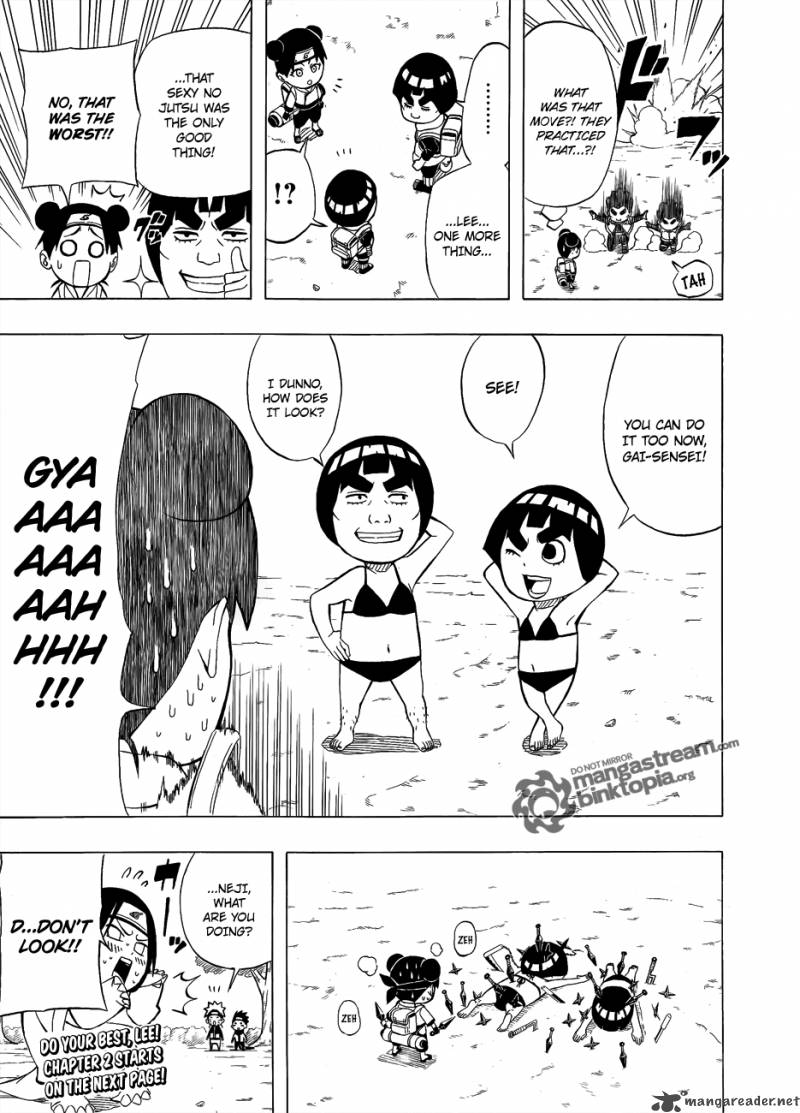 Rock Lee's Springtime of Youth 1