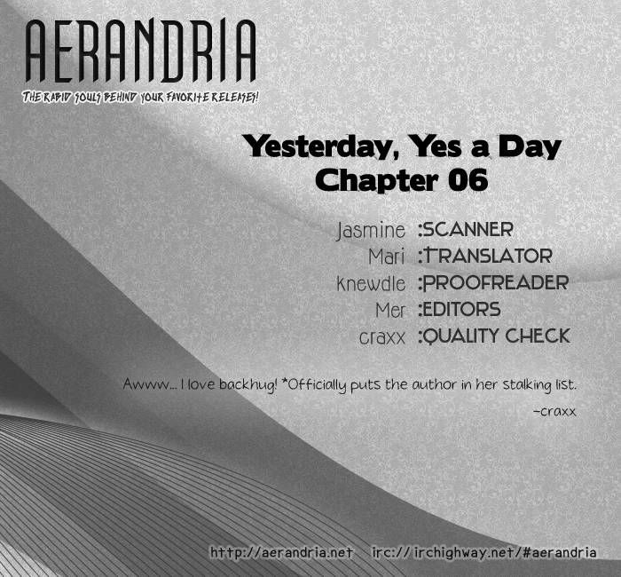 Yesterday, Yes a Day 6