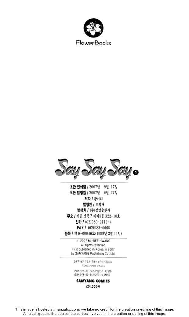 Say Say Say (HWANG Mi Ri) 5
