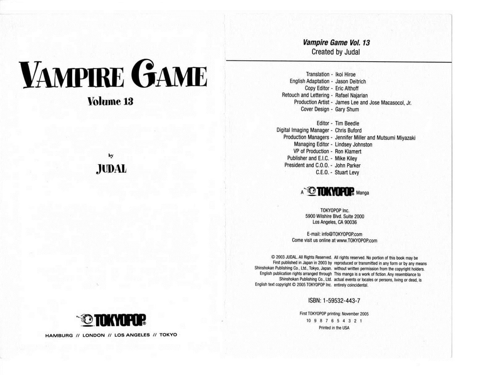 Vampire Game 13