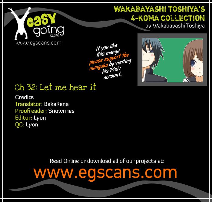 Wakabayashi Toshiya’s 4-koma Collection Ch.32