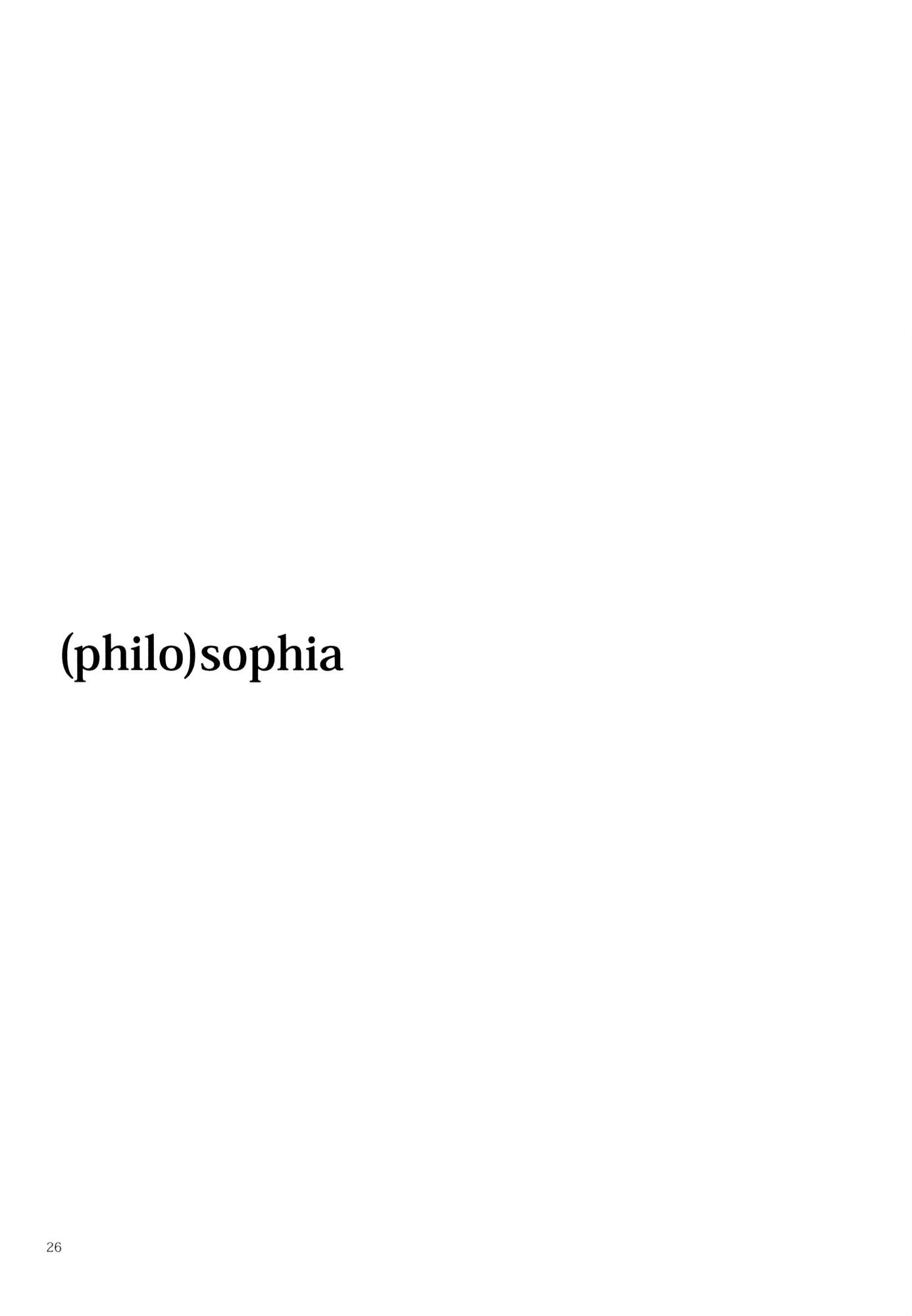 Philosophia Ch.3-4